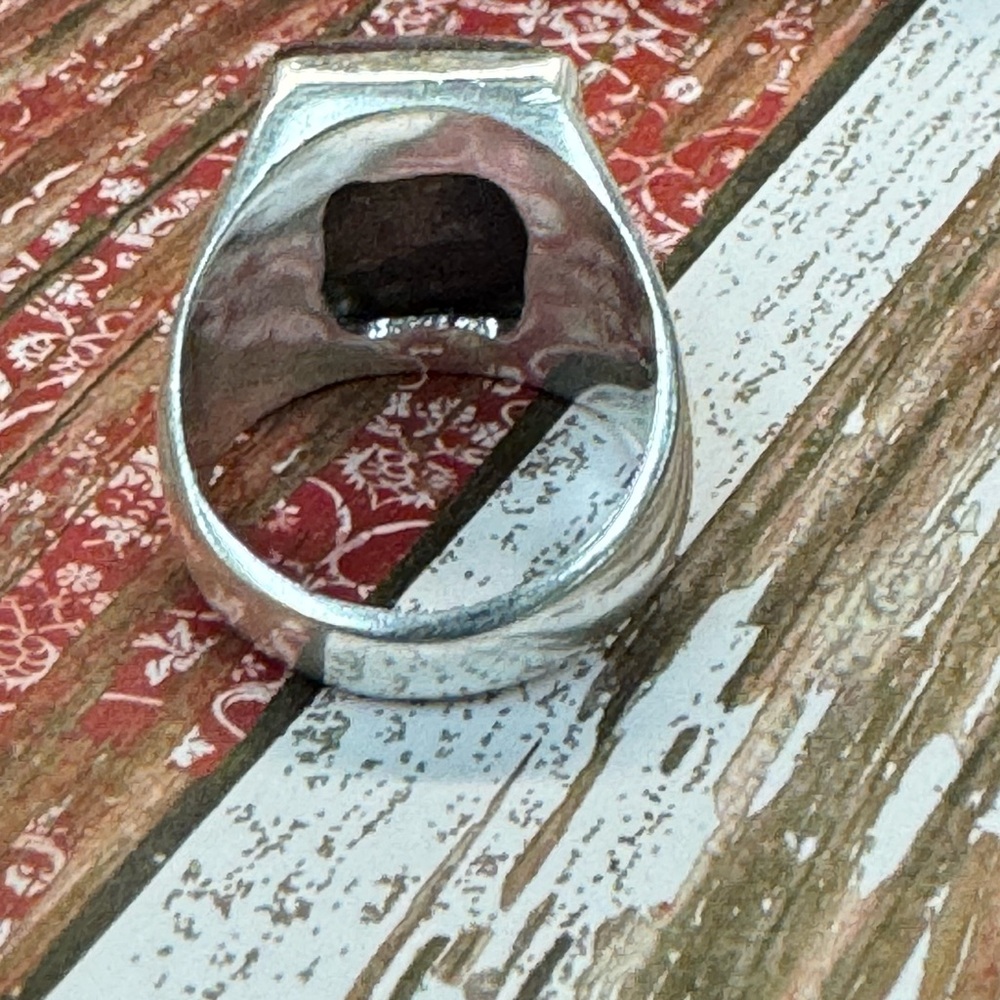 Crazy Lace Agate Silver Ring - image 6